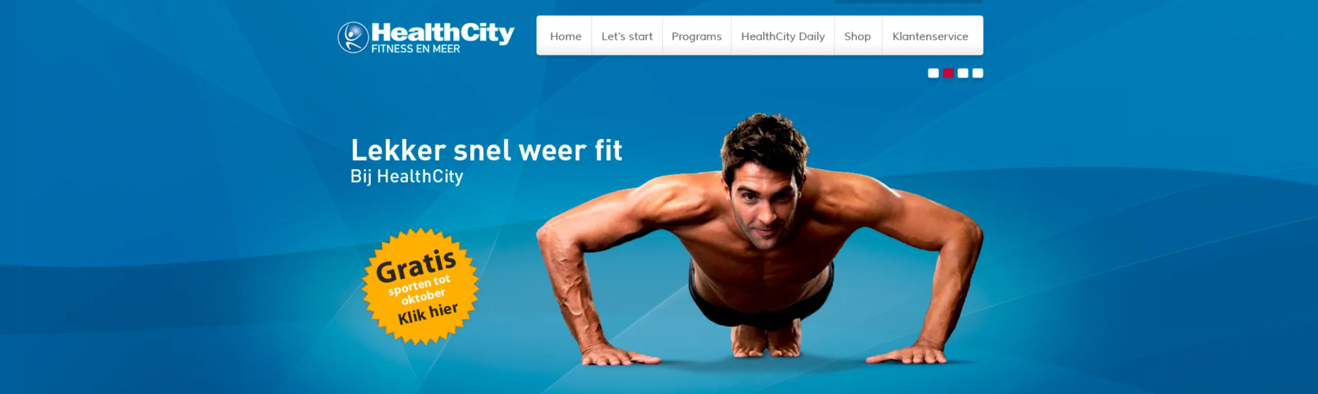 Rebranding design website HealthCity 2011