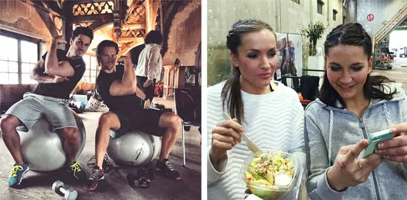 making of fitness fotoshoot - fitbrand