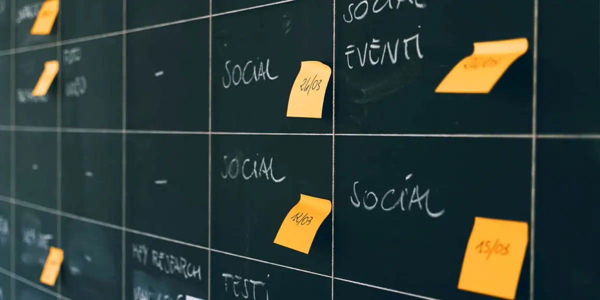 social media planning maken