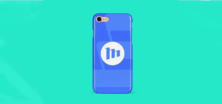 logo mockup op phone case