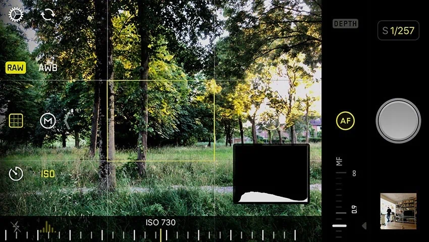 iphone app halida rule of thirds