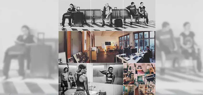 grids - giant square layout