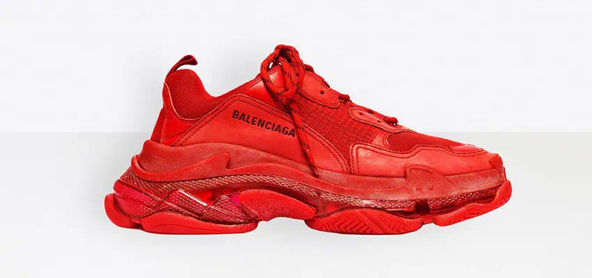 extreem minimalistische website Balenciaga