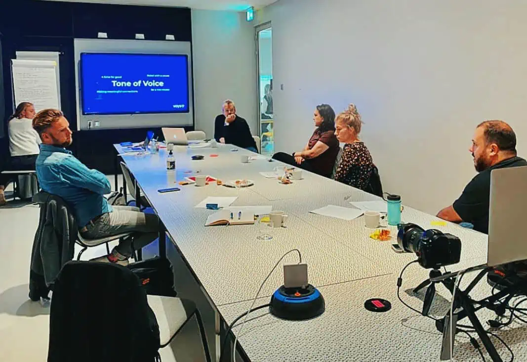 De eerste en meteen ook de laatste 'live' sessie in het Groninger Forum.