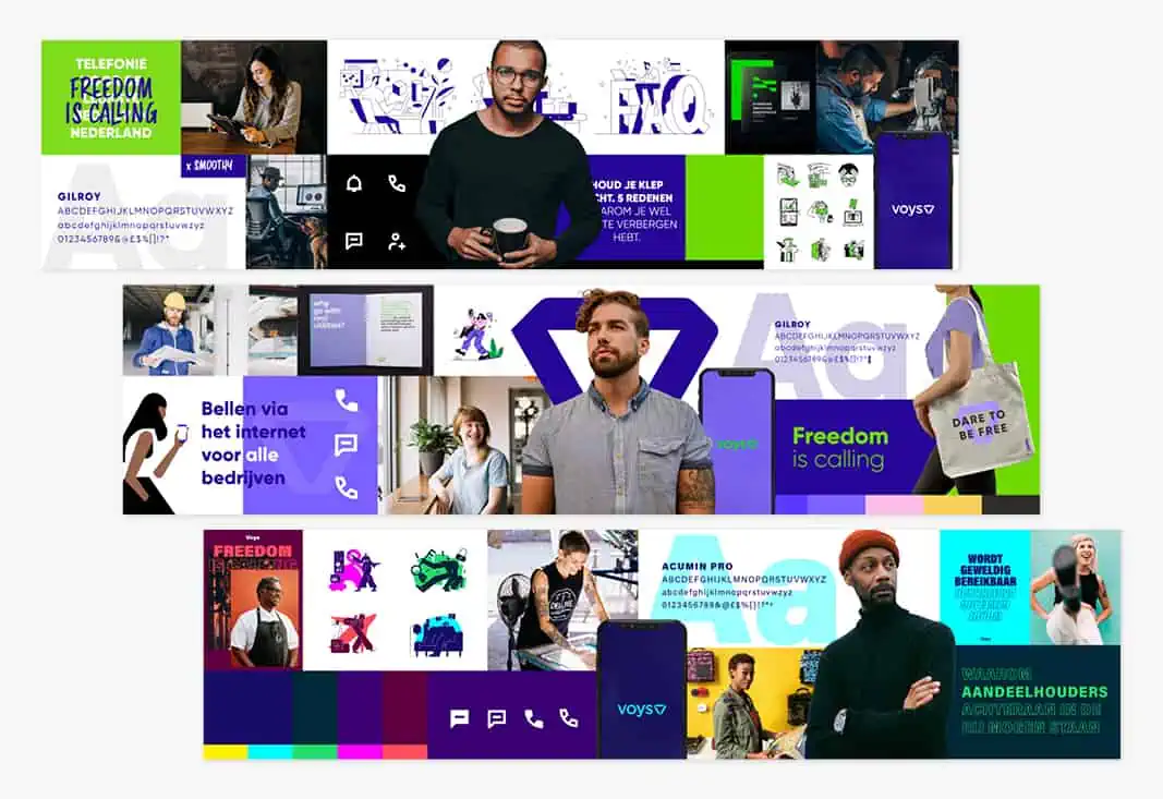 De 3 stylescapes (Allegiant, Insurgent en Divergent)