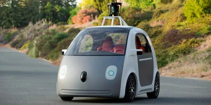 Eerste zelfrijdende google ai auto