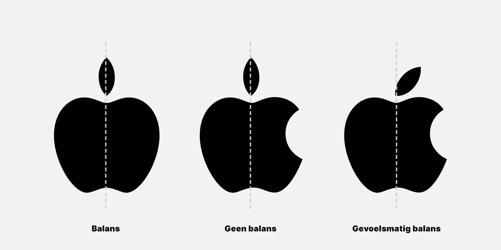 Apple logo symetrisch