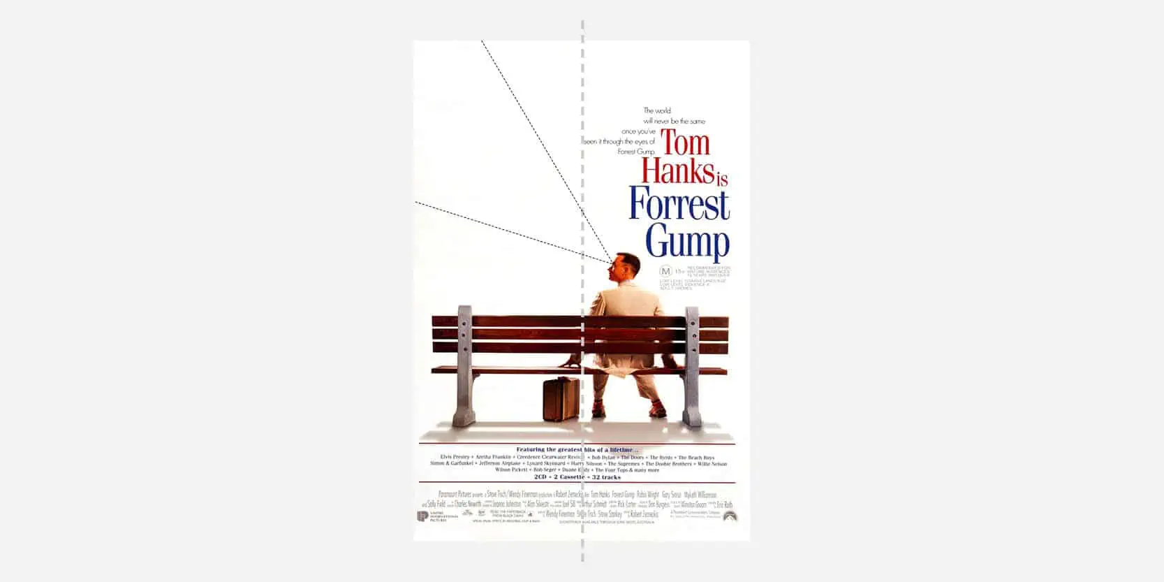 Beeldtaal filmposter Forest Gump