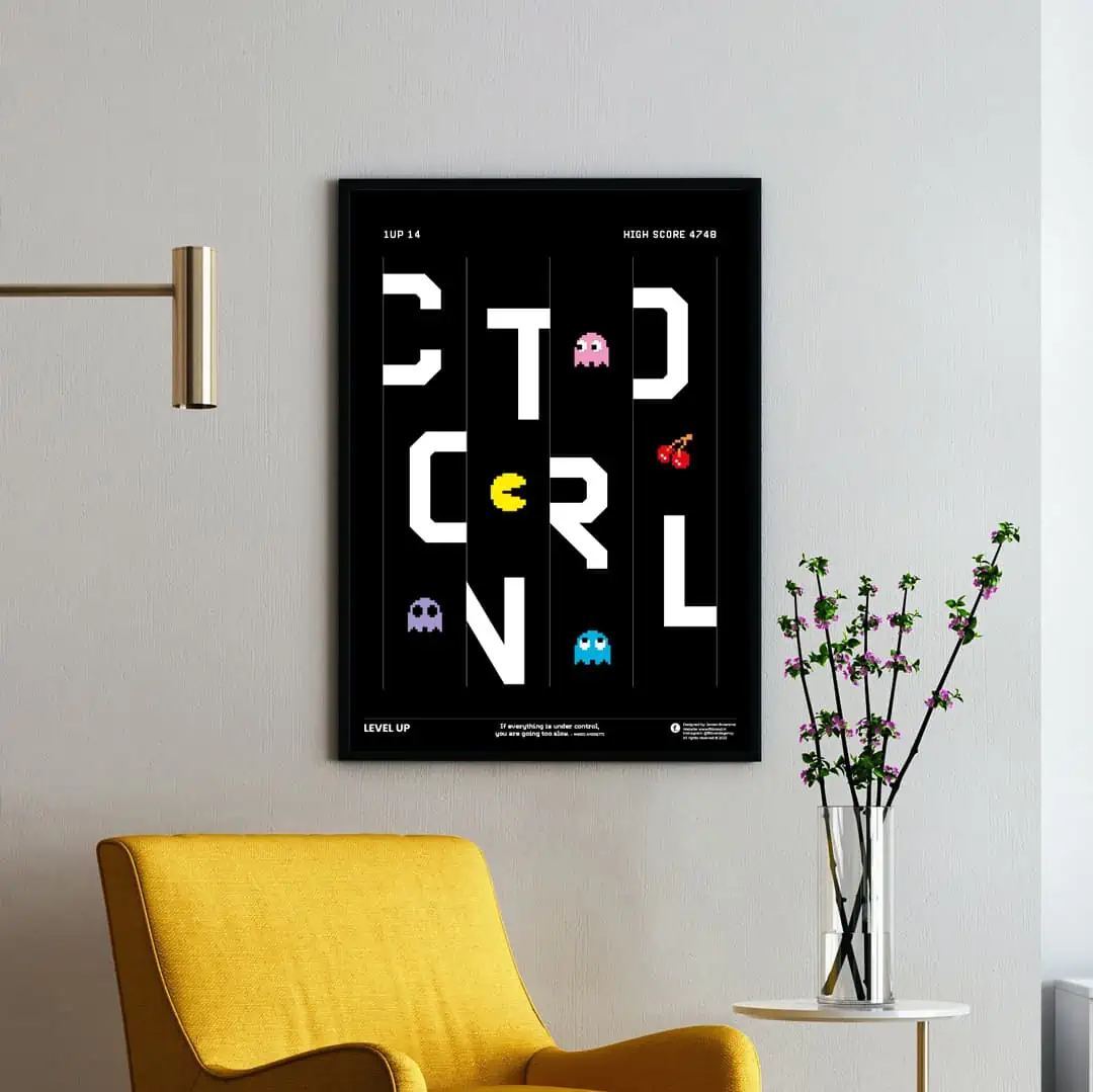 packman-1-up-14-poster