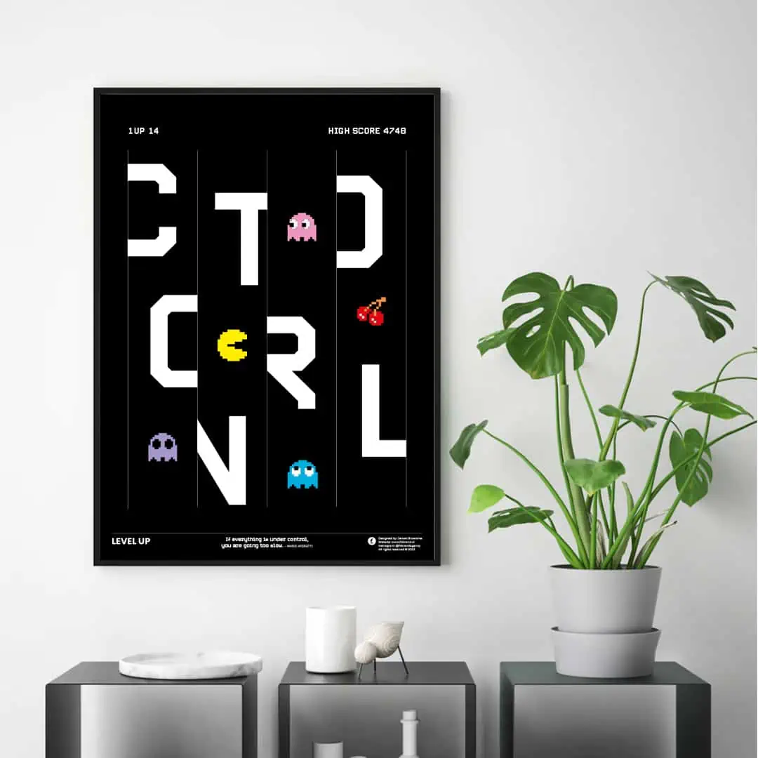 packman-1-up-14-poster