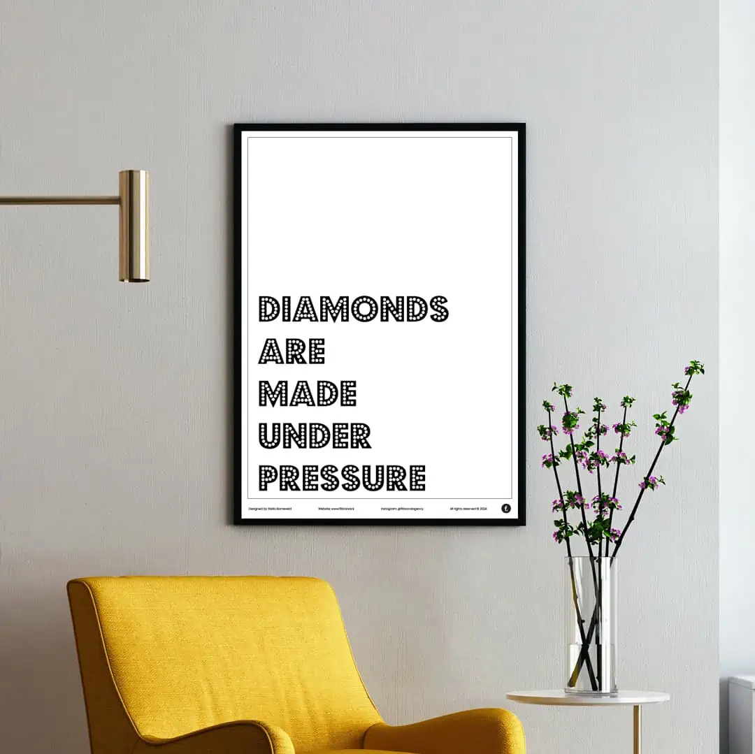 Diamonds are made under pressure quote