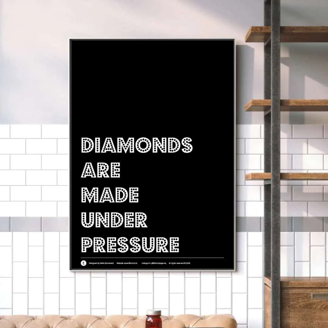 Diamonds are made under pressure quote