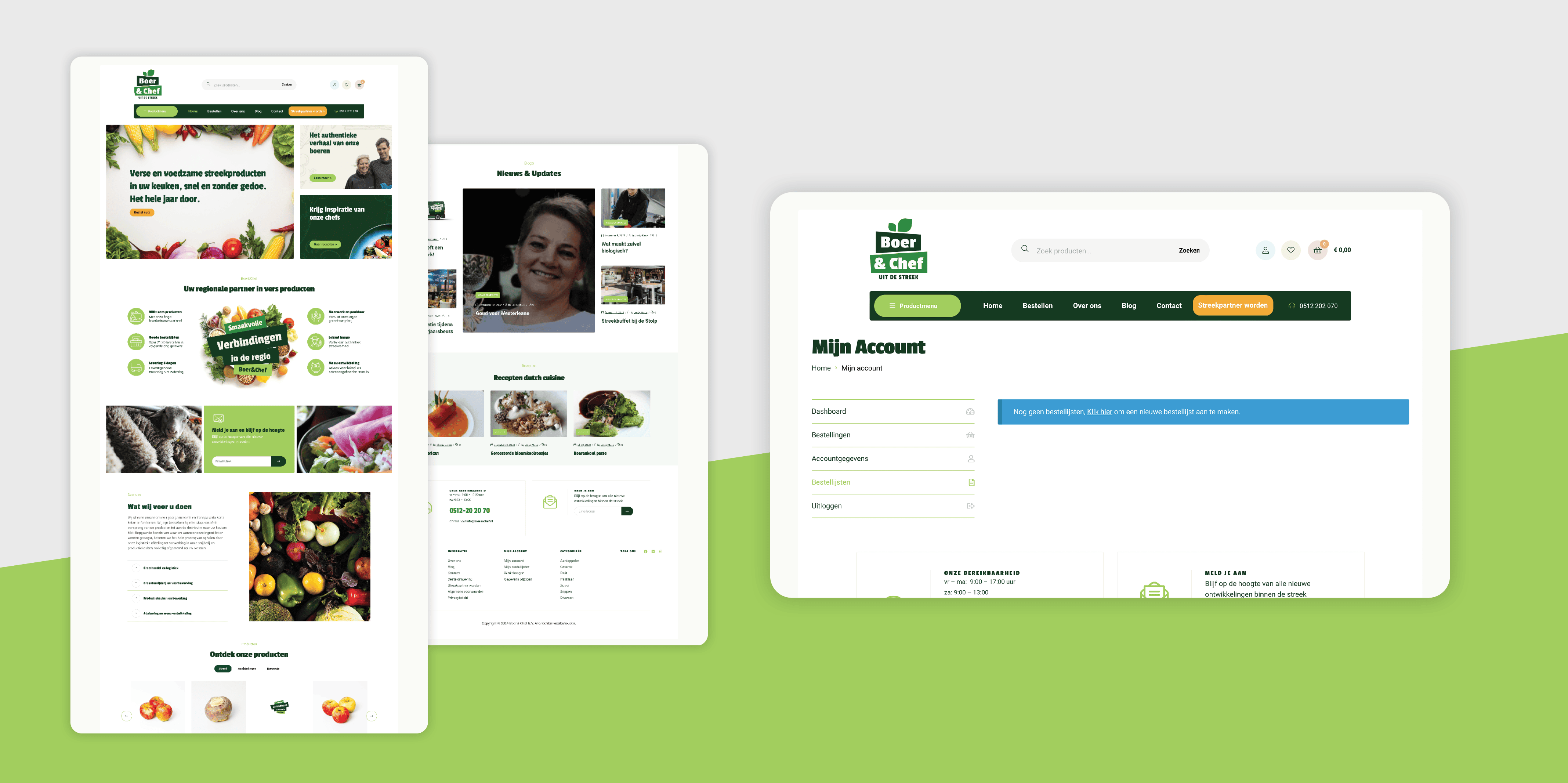 Websiteontwikkeling Boer&Chef