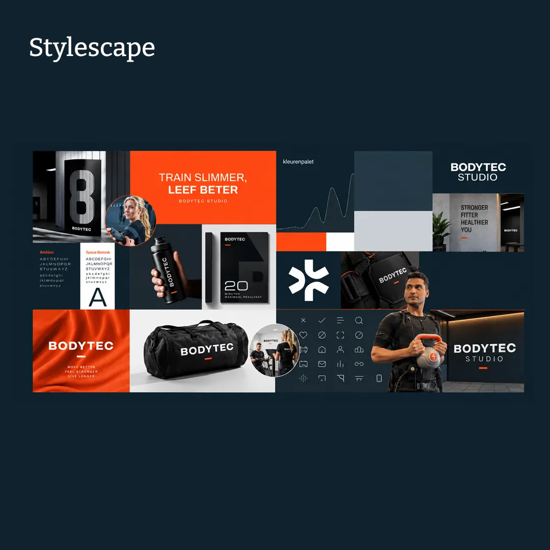 Bodytec Studio merkstrategie en merkidentiteit