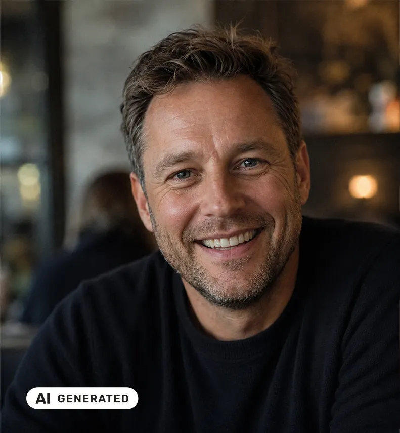 Mikko Laine bestaat niet. Hij is onze AI-assistent. Hij houdt bij waar elk project staat, zet de planning klaar en schrijft de briefing voor Anisha Moreira.